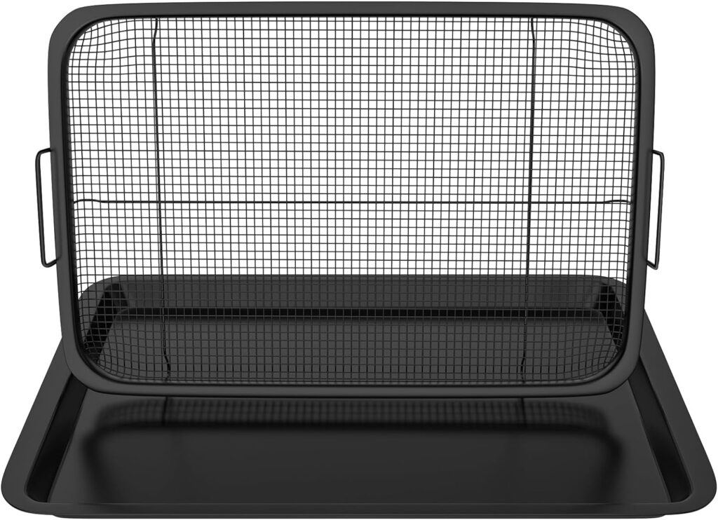 Large Size 19 x 12.8, Air Fryer Basket For Oven, Stainless Steel Air Fryer Tray, Oven Air Fryer Basket Baking Sheet Cookie Sheet Roasting Basket