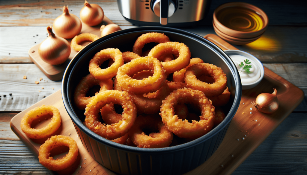 Crispy Air Fryer Frozen Onion Rings