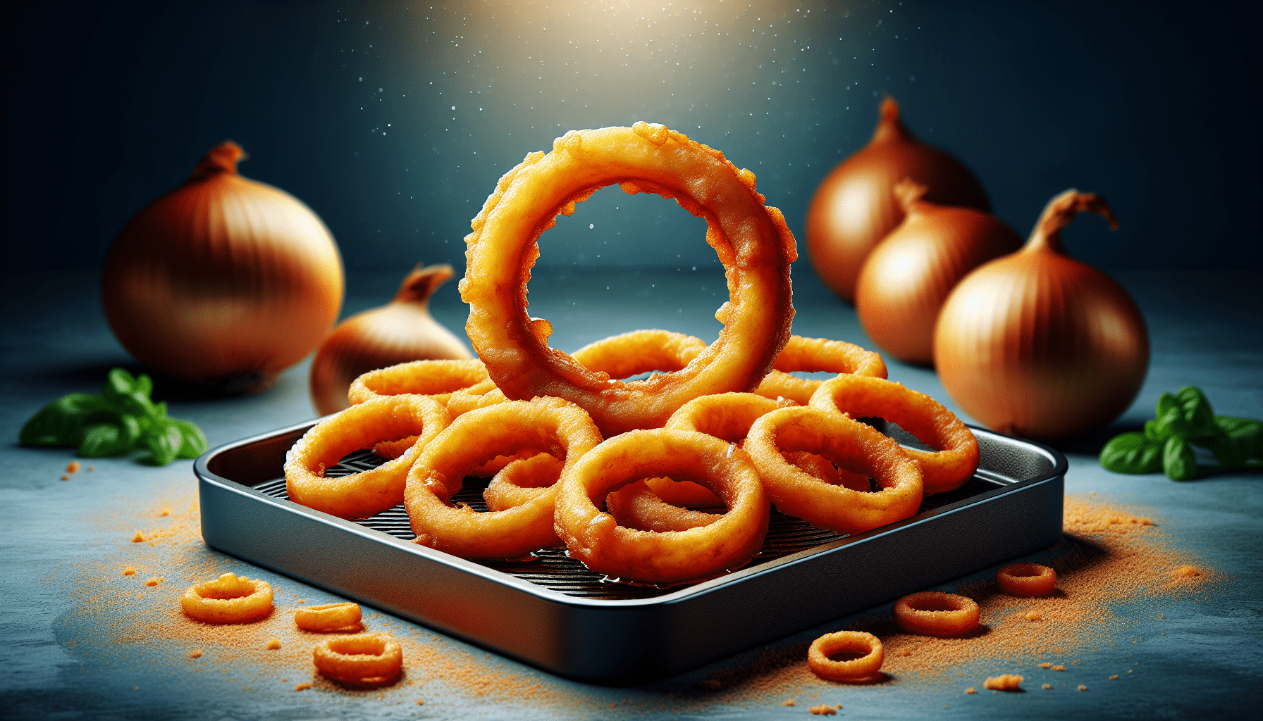 How to Make Crispy Frozen Onion Rings in an Air Fryer